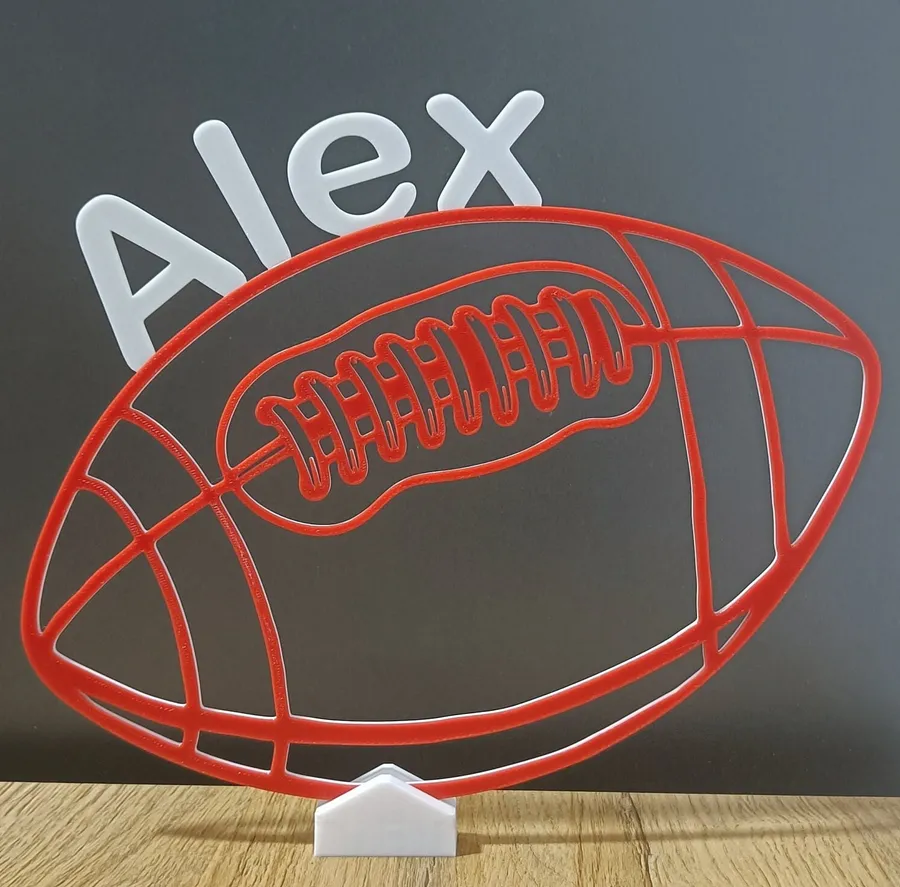 American Football Figur Personalisiert