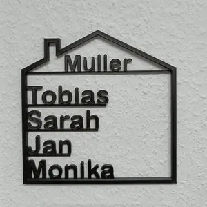 Familienschild Personalisiert – Ansicht 2