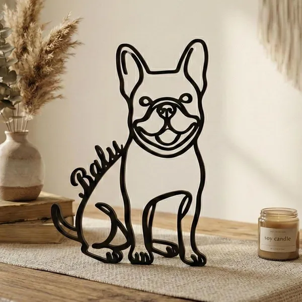 Französische Bulldogge Figur