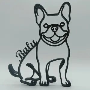 Französische Bulldogge Figur – Ansicht 3