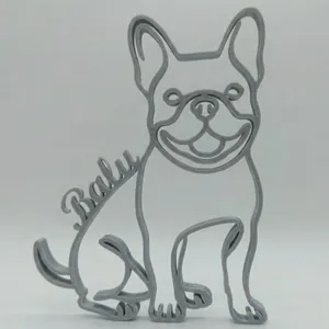 Französische Bulldogge Figur – Ansicht 6