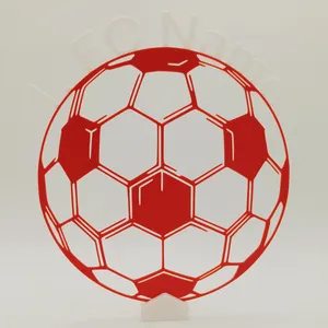 Fußball Figur One Line Art Personalisiert – Ansicht 3