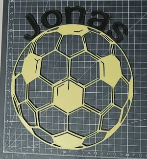 Fußball Figur One Line Art Personalisiert – Ansicht 5