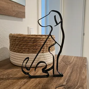 Hund Figur One Line Art Personalisiert – Ansicht 5