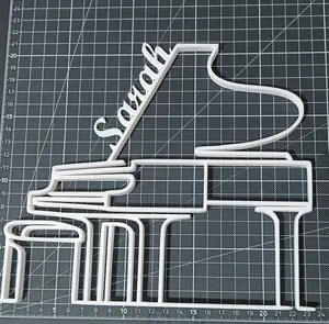 Klavier Figur One Line Art Personalisiert – Ansicht 6