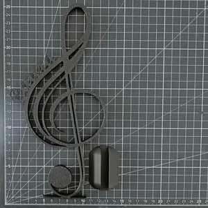 Notenschlüssel Figur One Line Art – Ansicht 10