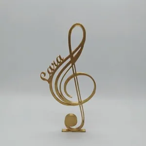 Notenschlüssel Figur One Line Art – Ansicht 4