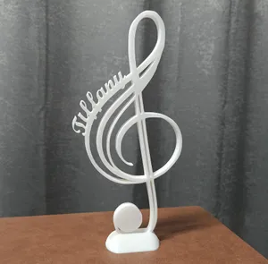 Notenschlüssel Figur One Line Art – Ansicht 7