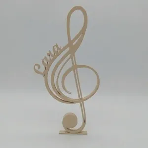 Notenschlüssel Figur One Line Art – Ansicht 8