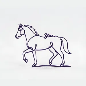 Pferd Figur One Line Art Personalisiert – Ansicht 9