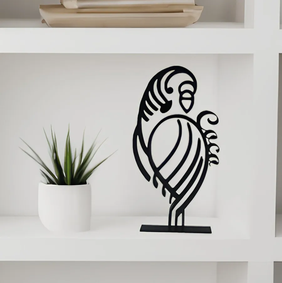 Wellensittich Figur Personalisiert